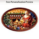 Cherished Christmas Memories Personalized Collector Plate