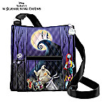 Tim Burtons The Nightmare Before Christmas Quilted Crossbody Handbag