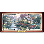 Buy Thomas Kinkade Garden Of Light Collectible Stained Glass Wall Decor