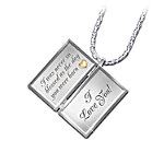 Buy Dear Daughter Letter Of Love Engraved Diamond Locket Necklace