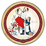 Buy Norman Rockwell Santa's Surprise Heirloom Porcelain Collector Plate