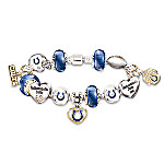 Buy Go Colts! #1 Fan Charm Bracelet