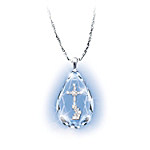 Buy The Loving Memories Teardrop Crystal Bereavement Pendant Necklace