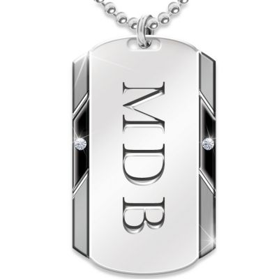 Buy For My Son Personalized Dog Tag Pendant Necklace