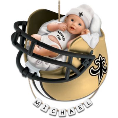 Buy New Orleans Saints Personalized Baby's First Christmas Ornament