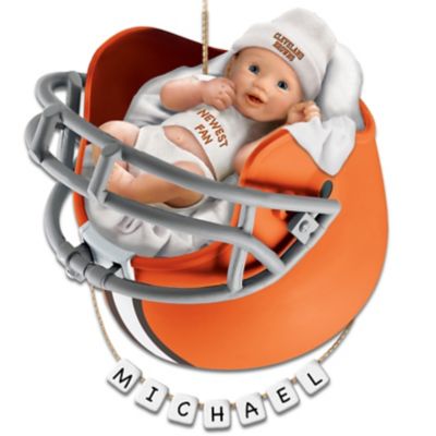 Buy Cleveland Browns Personalized Baby's First Christmas Ornament