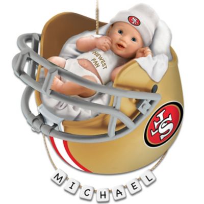 Buy San Francisco 49ers Personalized Baby's First Christmas Ornament