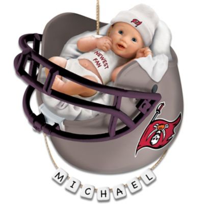 Buy Tampa Bay Buccaneers Personalized Baby's First Christmas Ornament