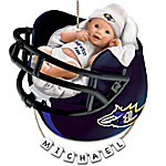 Buy Baltimore Ravens Personalized Baby's First Christmas Ornament