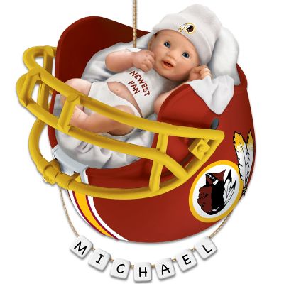 Buy Washington Redskins Personalized Baby's First Christmas Ornament