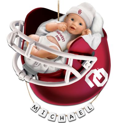 Buy Oklahoma Sooners Personalized Baby's First Christmas Ornament