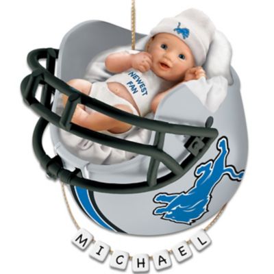 Buy Detroit Lions Personalized Baby's First Christmas Ornament