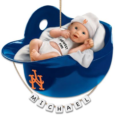 Buy New York Mets Personalized Baby's First Christmas Ornament