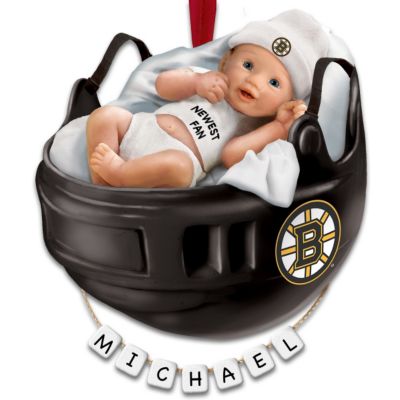 Buy NHL® Boston Bruins® Personalized Baby's First Ornament