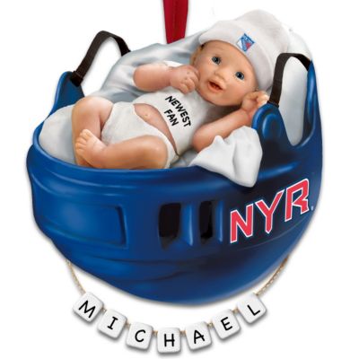 Buy NHL® New York Rangers® Personalized Baby's First Ornament