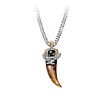 Buy Majestic Power Genuine Tiger's Eye And Black Onyx Eagle Talon Pendant Necklace