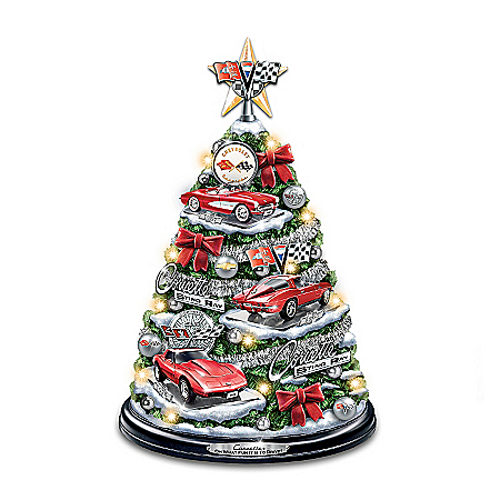 Corvette Tabletop Christmas Tree: Oh What Fun It Is To Drive