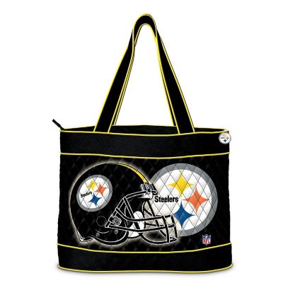 Buy Pittsburgh Steelers Quilted Carryall Tote Bag