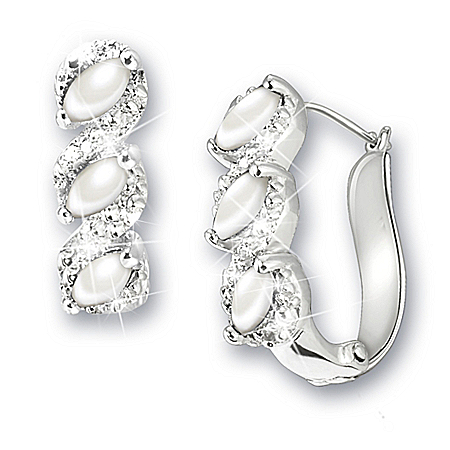 Celebration Birthstone And Diamond Personalized Earrings – Personalized Jewelry