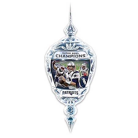 New England Patriots NFL Super Bowl LI Champions Ornament