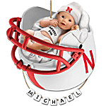 Buy Nebraska Cornhuskers Personalized Baby's First Ornament