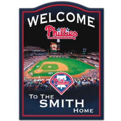 Buy MLB Philadelphia Phillies Personalized Welcome Sign