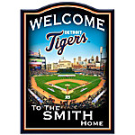 Buy Detroit Tigers Personalized Welcome Sign