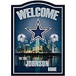 Buy NFL Dallas Cowboys Personalized Welcome Sign Wall Decor