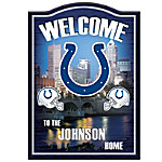 Buy Indianapolis Colts Personalized Welcome Sign