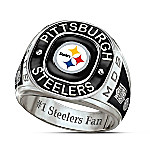 Buy Pittsburgh Steelers Personalized Stainless Steel Men's Ring