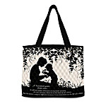 Buy In The Life Of A Child Quilted Tote Bag With Cosmetic Case