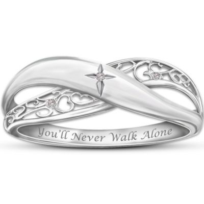 Buy Religious Diamond Ring: Pure Faith