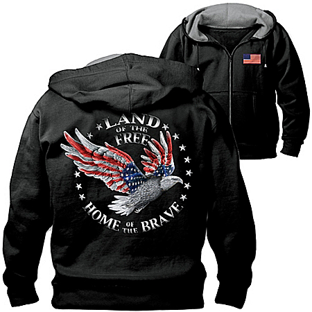 Men’s Hoodie: Home Of The Brave