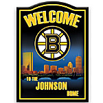 Buy NHL® Boston Bruins® Personalized Welcome Sign
