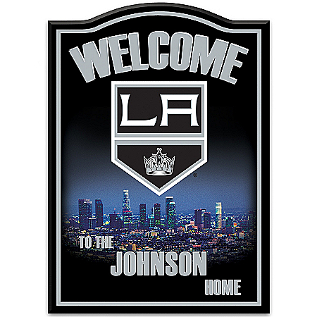 NHL® Los Angeles Kings® Personalized Welcome Sign