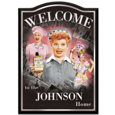 Buy I LOVE LUCY Personalized Welcome Sign
