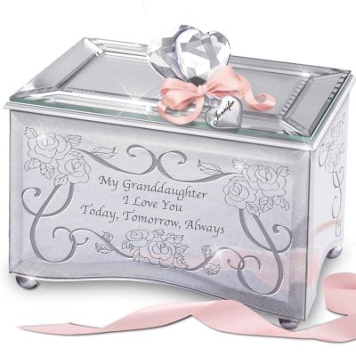 Buy Personalized Granddaughter Music Box: Today, Tomorrow & Always