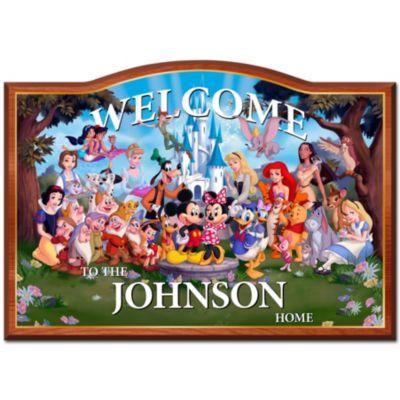 Buy Welcome Sign: Magic Of Disney Personalized Welcome Sign