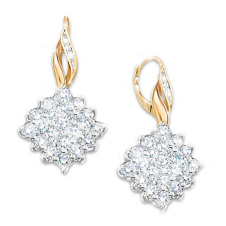 Diamond Delight Earrings With Over 1/2 Carat Of Diamonds