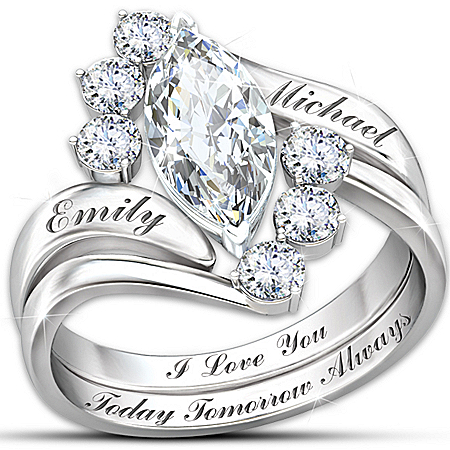 Ring: Love Completes Us Personalized Ring – Personalized Jewelry