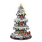 Buy A PEANUTS Christmas Rotating Tabletop Tree With Lights, Music And Motion