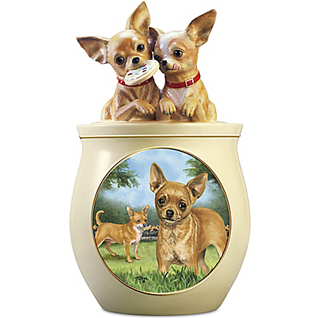 Cookie Capers: The Chihuahua Cookie Jar Featuring Linda Picken's Dog Art