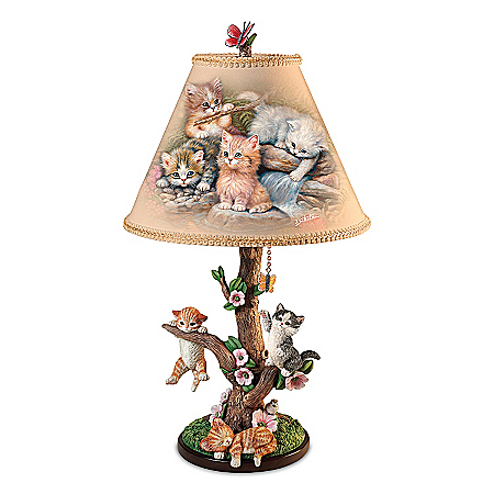 Lamp: Country Kitties Lamp