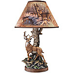 Buy Greg Alexander Whitetail Majesty Accent Lamp With Whitetail Deer