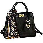 Buy Bob Mackie Rodeo Drive Women's Leather Satchel Handbag With Removable Shoulder Strap