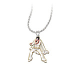 Buy Necklace: Hip Shakin' Elvis Signature Dance Moves Pendant Necklace