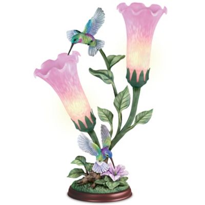 Buy Luminous Wings Lamp With Hummingbirds And Illuminated Flowers