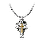Buy Necklace: Celtic Inspiration Men's Cross Pendant Necklace