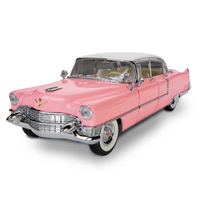 Buy 1:12 Scale Elvis Presley Pink 1955 Cadillac Sculpture Car