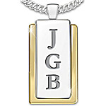 Buy Necklace: Yesterday, Today And Forever Personalized Dog Tag Pendant Necklace